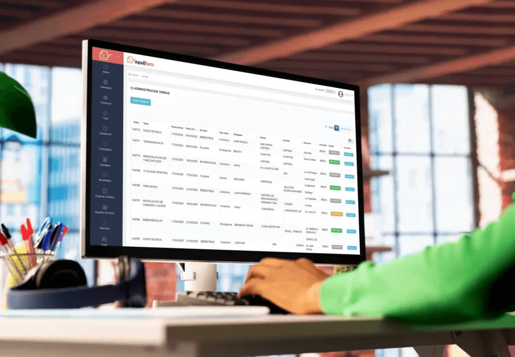 Visualiza tus tareas programadas con MovilForm